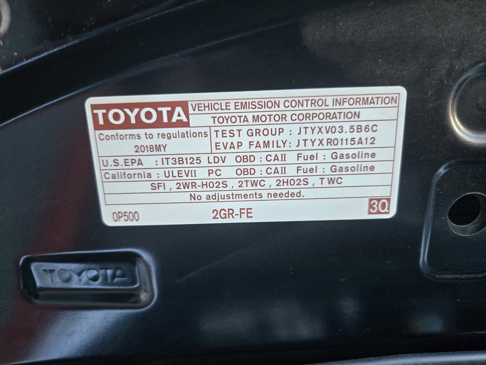 Certified 2018 Toyota Avalon XLE Plus w/ Carpet Mat Package image 28