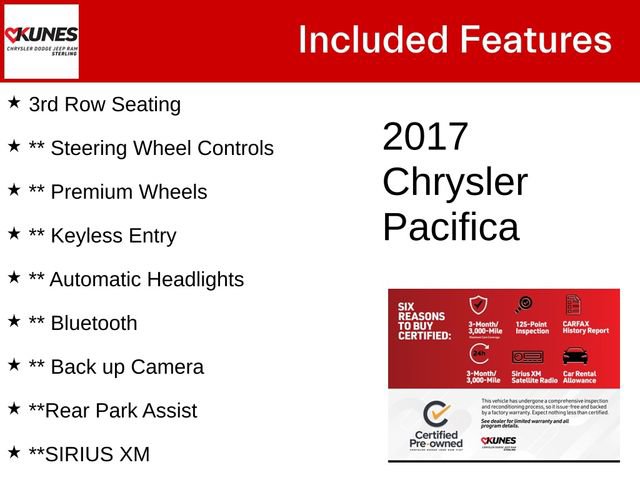 Certified 2017 Chrysler Pacifica Touring-L image 5