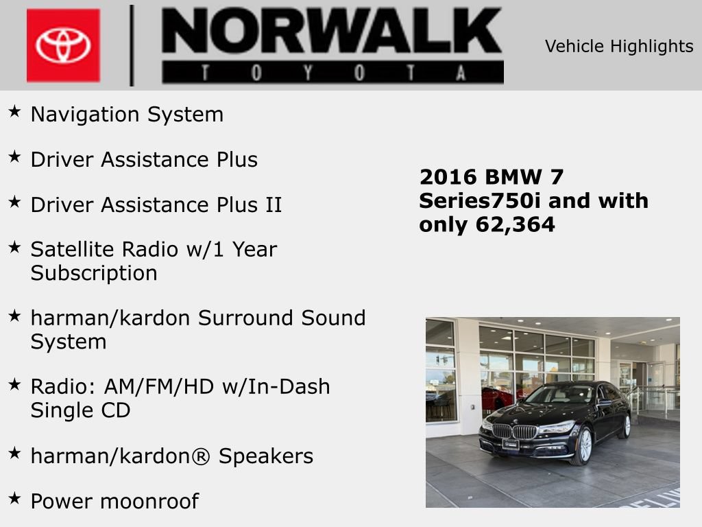 Used 2016 BMW 750i RWD image 10
