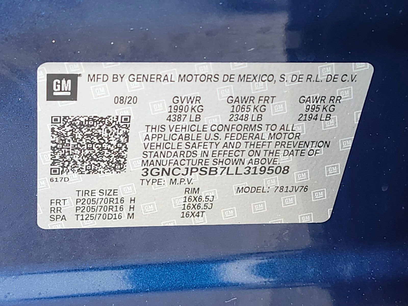 Used 2020 Chevrolet Trax LT w/ LT Convenience Package AWD/4WD image 33