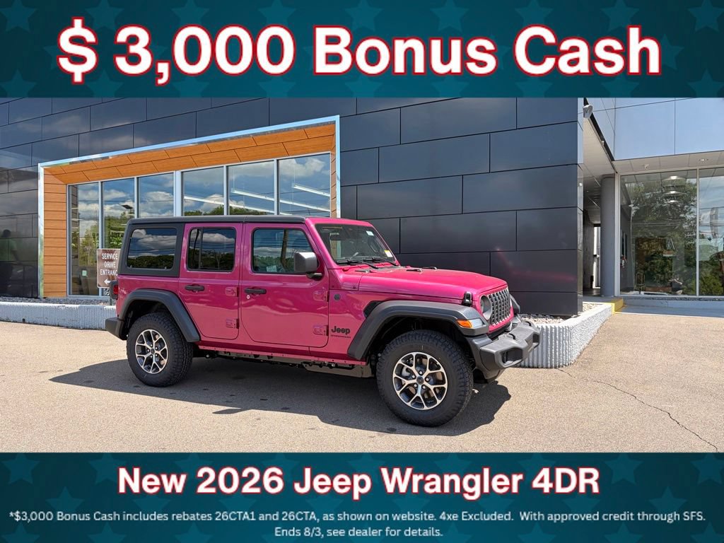 New 2026 Jeep Wrangler Unlimited Sport AWD/4WD image 1