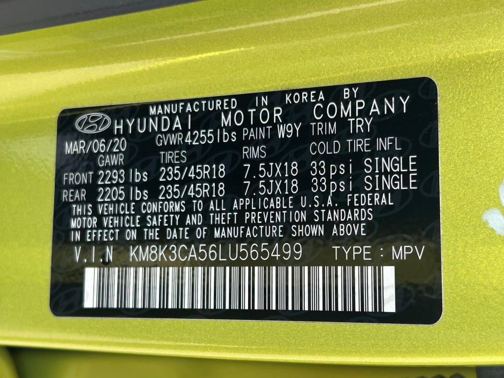 Used 2020 Hyundai Kona Limited image 67