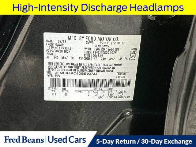Used 2013 Ford Edge Limited AWD/4WD image 39