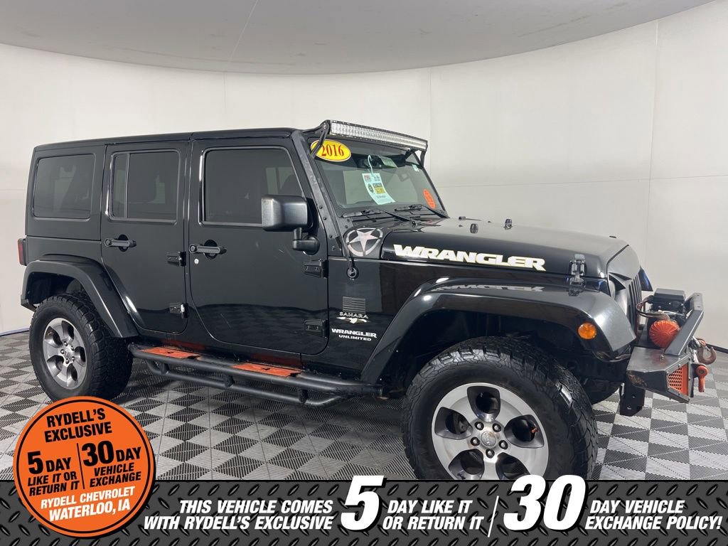 Used 2016 Jeep Wrangler Unlimited Sahara w/ Connectivity Group image 2