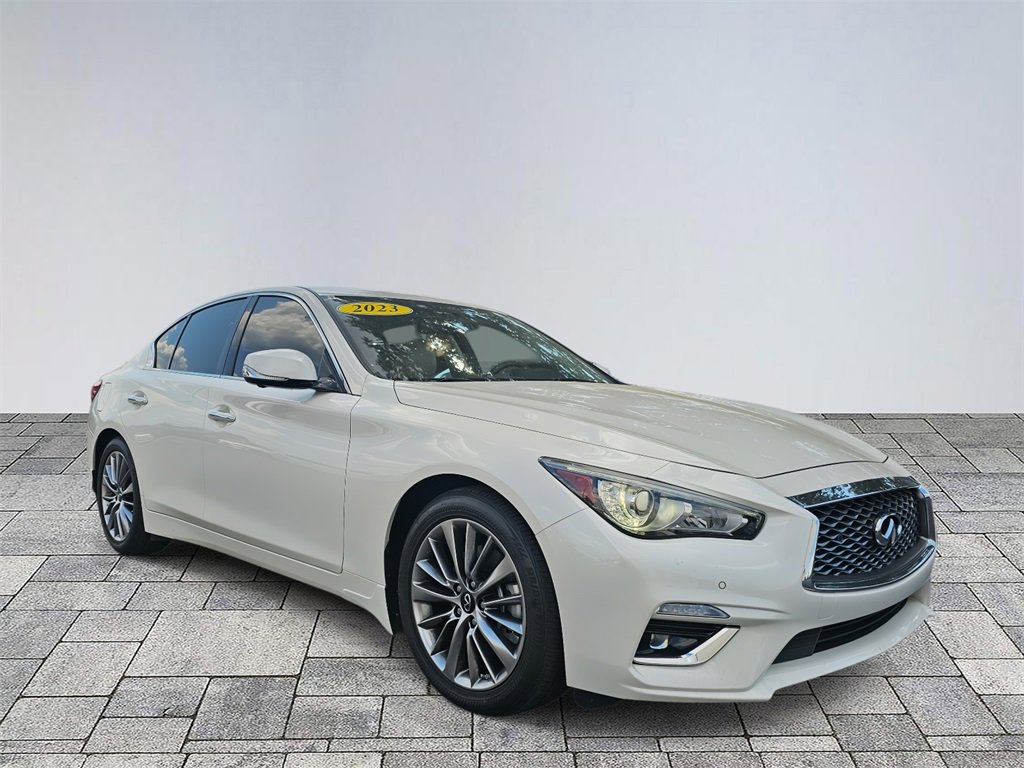 Used 2023 INFINITI Q50 Luxe w/ Cargo Package
