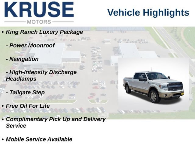 Used 2013 Ford F150 King Ranch w/ King Ranch Luxury Pkg AWD/4WD image 10