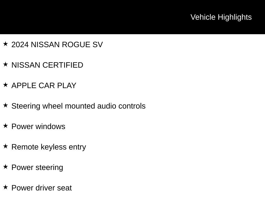 Certified 2024 Nissan Rogue SV AWD/4WD image 6