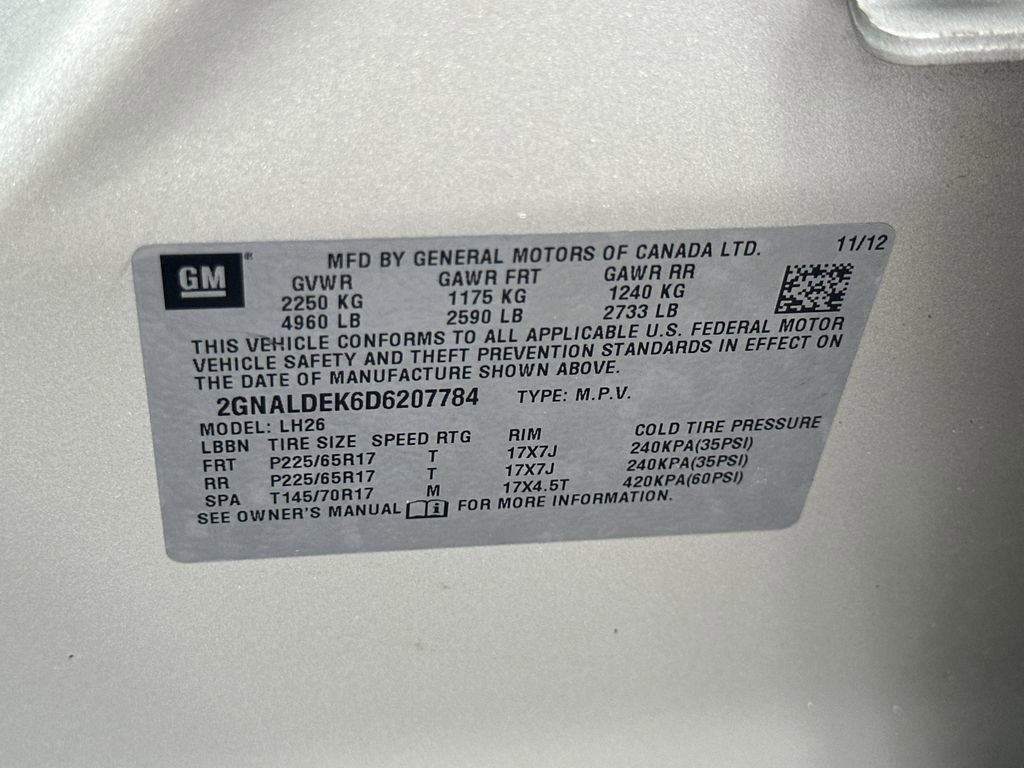 Used 2013 Chevrolet Equinox LT w/ Driver Convenience Package FWD image 28