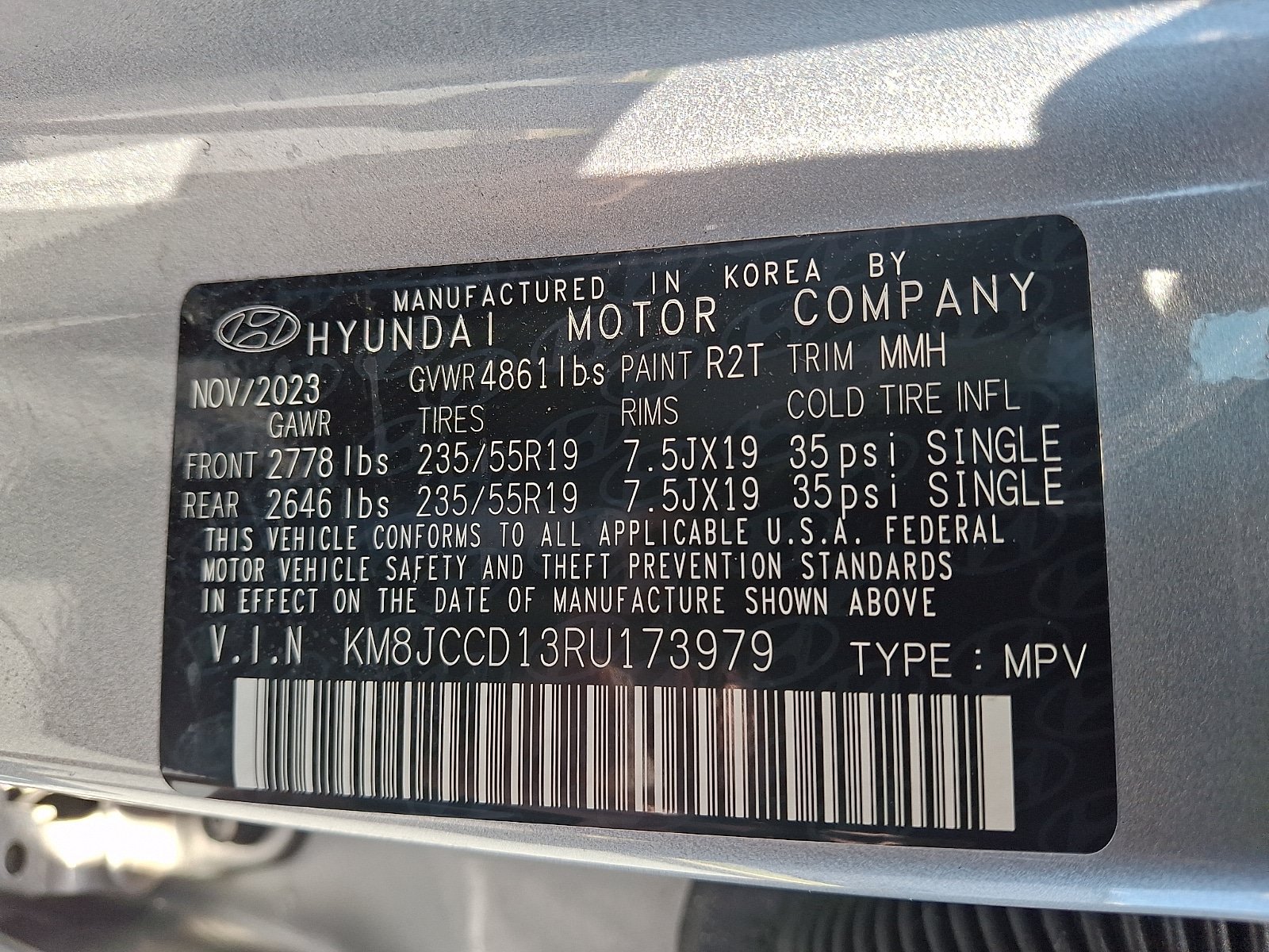 Certified 2024 Hyundai Tucson SEL AWD/4WD image 27
