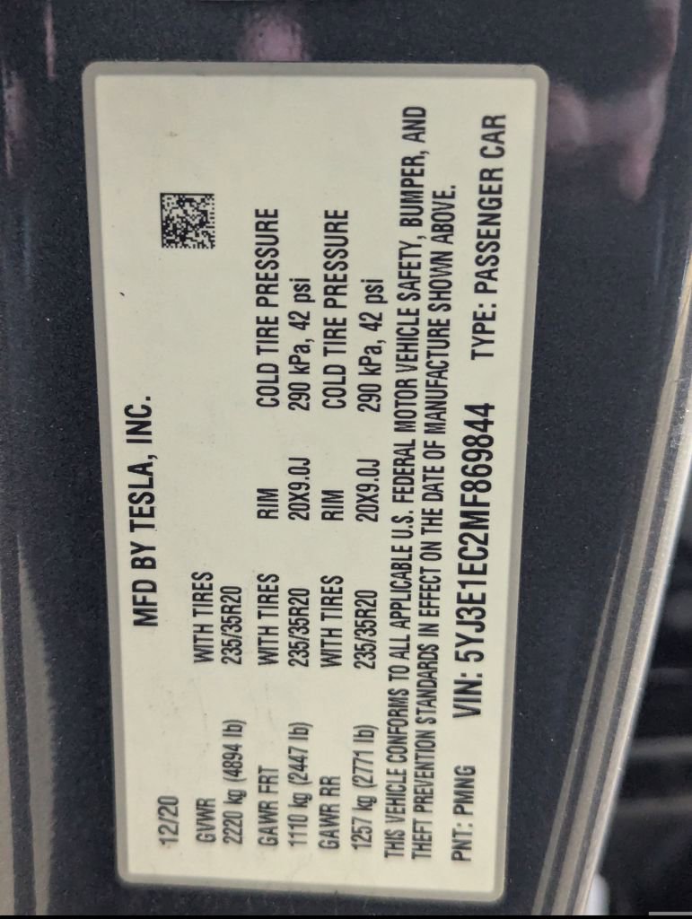 Used 2021 Tesla Model 3 Performance image 27