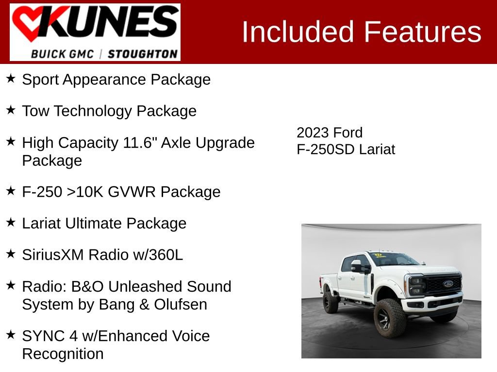 Used 2023 Ford F250 Lariat w/ Lariat Ultimate Package AWD/4WD image 3
