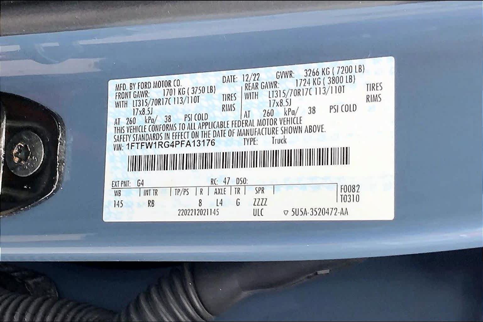 Certified 2023 Ford F150 Raptor AWD/4WD image 32