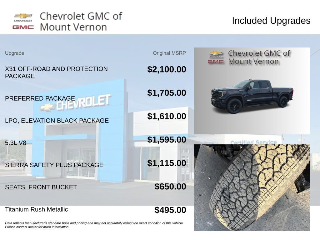 New 2025 GMC Sierra 1500 Elevation image 6