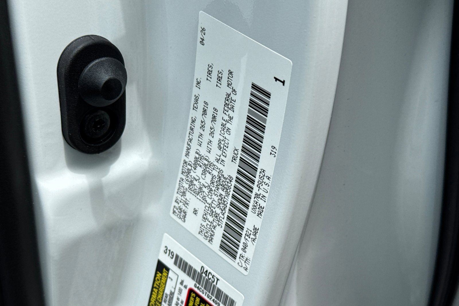 New 2026 Toyota Tundra SR5 RWD image 33