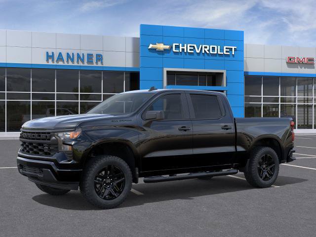 New 2026 Chevrolet Silverado 1500 Custom w/ Turbomax Blackout Package RWD image 2