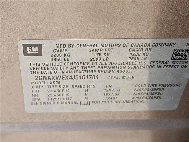 Certified 2018 Chevrolet Equinox Premier AWD/4WD image 15