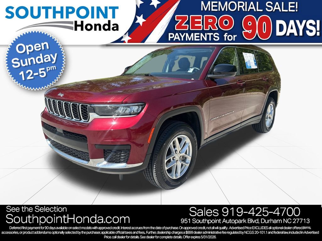 Used 2022 Jeep Grand Cherokee L Laredo w/ Luxury Tech Group I RWD video 3