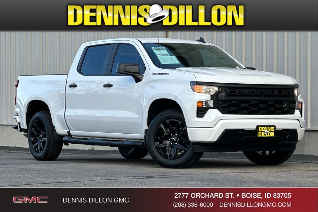 Used 2024 Chevrolet Silverado 1500 Custom w/ Turbomax Blackout Package image 1