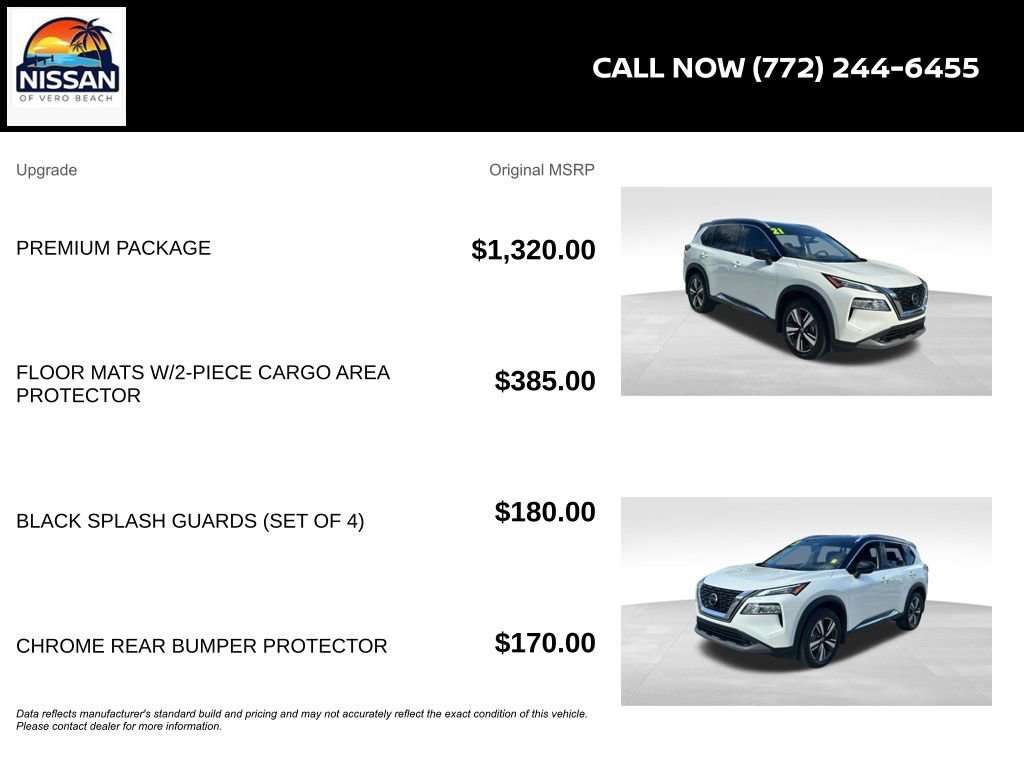 Certified 2021 Nissan Rogue SL w/ Premium Package FWD image 6