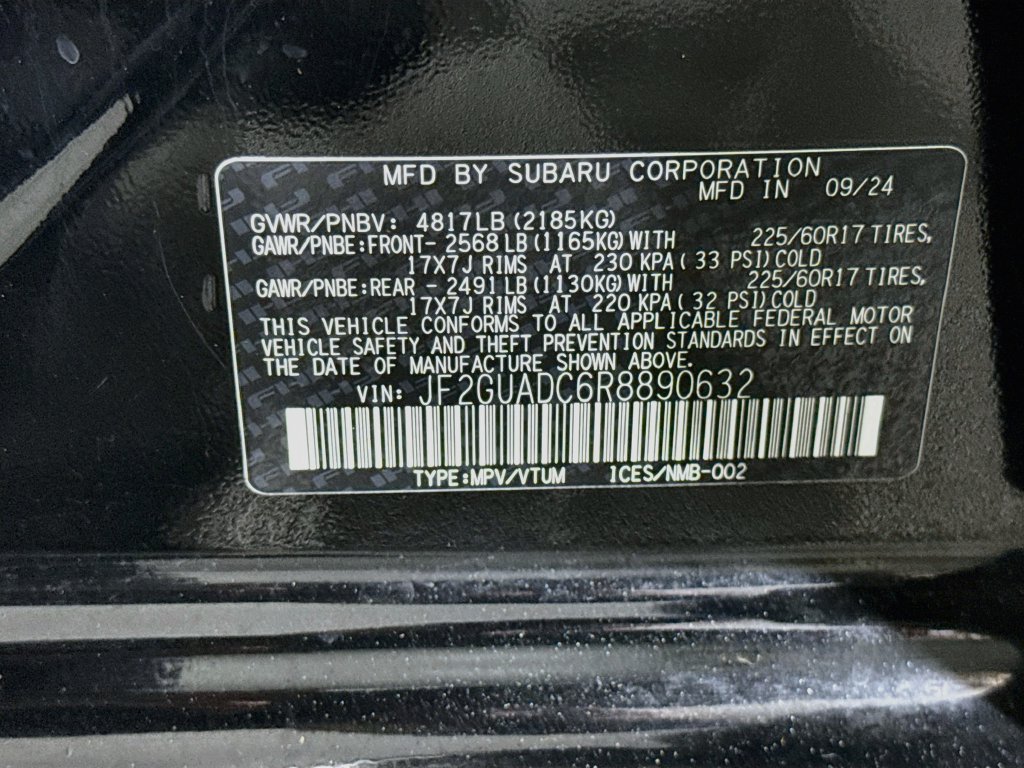 Certified 2024 Subaru Crosstrek 2.0i Premium AWD/4WD image 37