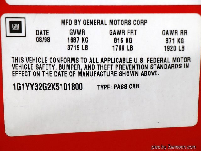 Used 1999 Chevrolet Corvette Convertible w/ Memory Pkg image 31