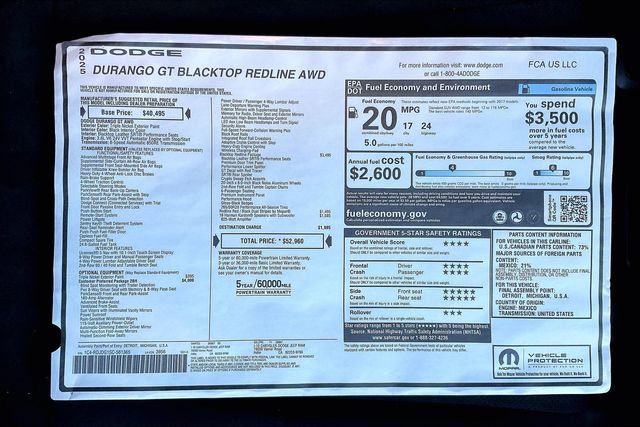 New 2025 Dodge Durango GT image 16