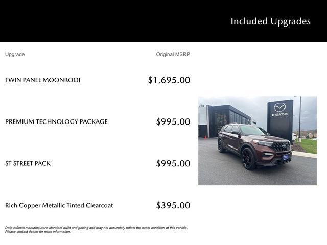 Used 2020 Ford Explorer ST w/ ST Street Pack image 5