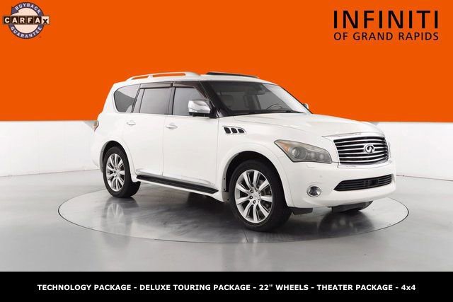 Used 2012 INFINITI QX56 4WD w/ Deluxe Touring Pkg image 1