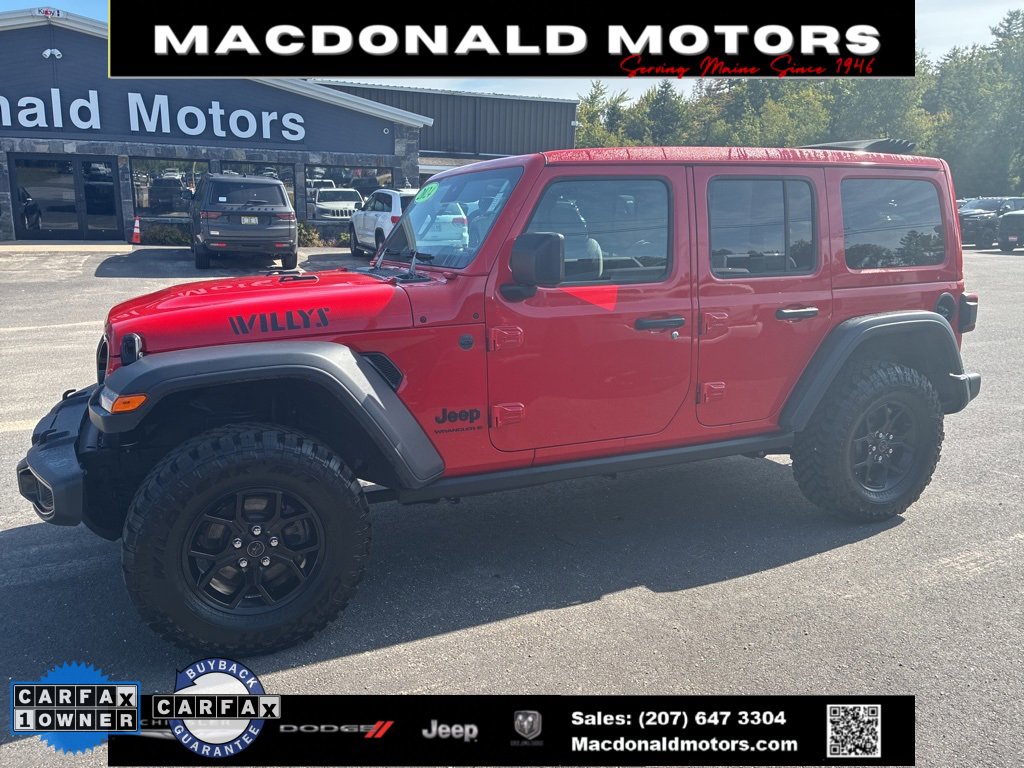 Used 2024 Jeep Wrangler Willys image 1