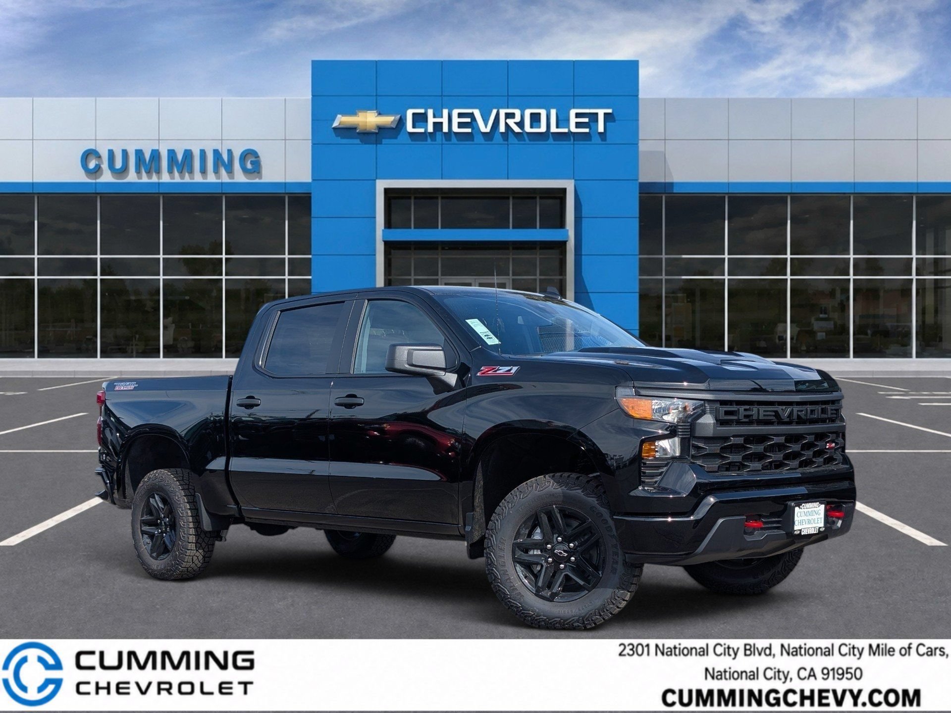 New 2026 Chevrolet Silverado 1500 Custom Trail Boss AWD/4WD image 1