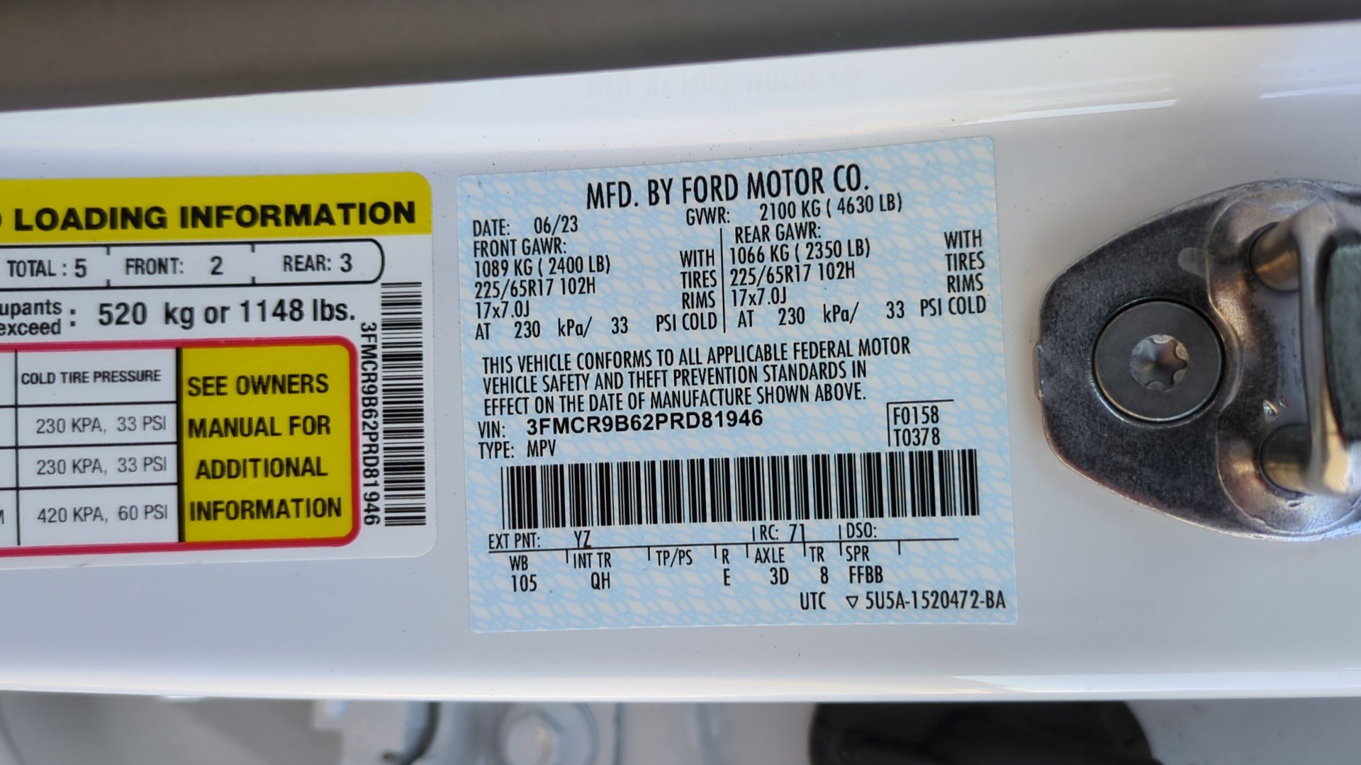 Used 2023 Ford Bronco Sport Big Bend image 31