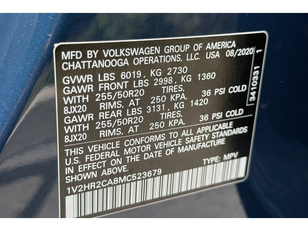 Used 2021 Volkswagen Atlas SE w/ Towing Package AWD/4WD image 33