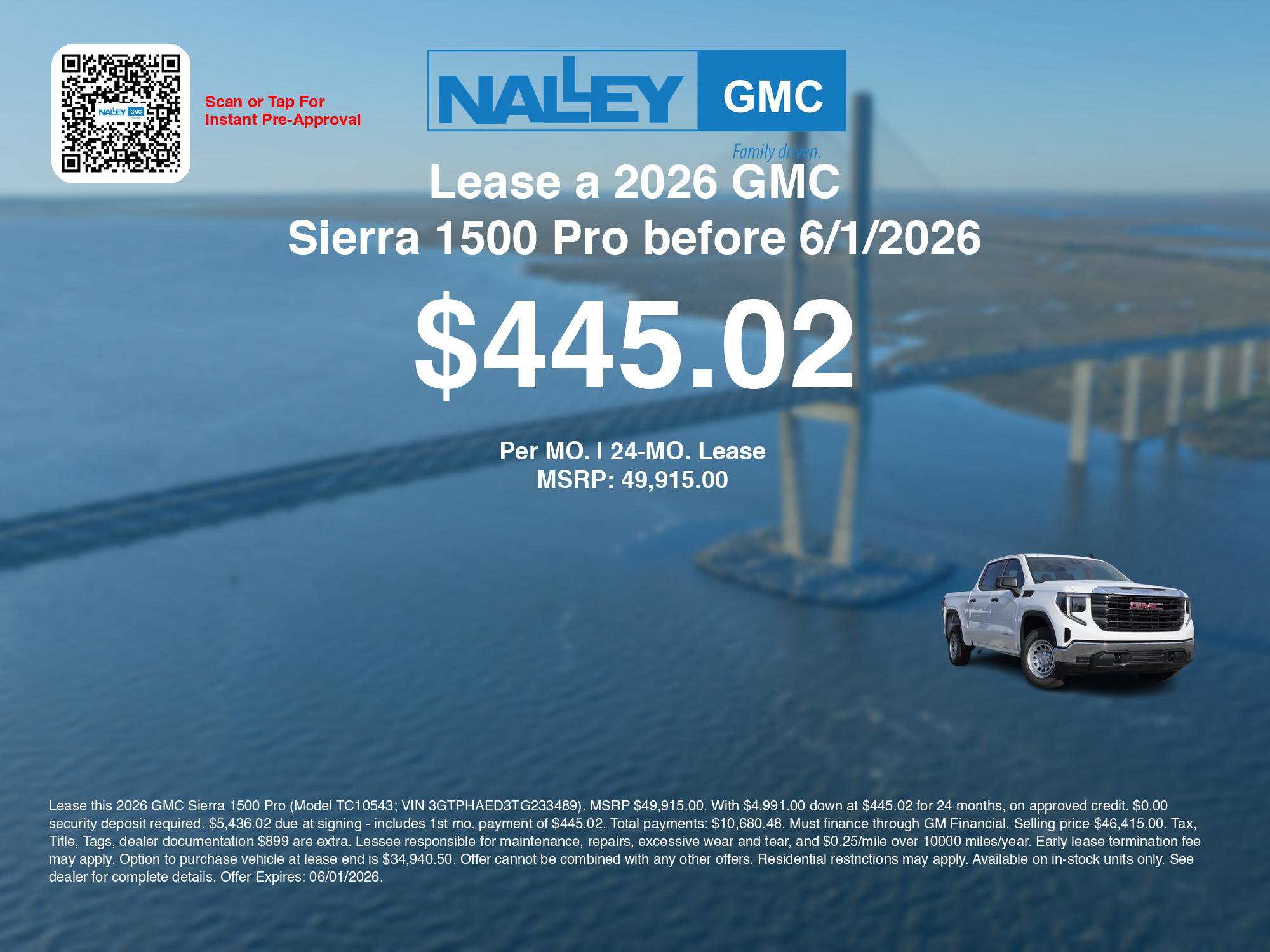 New 2026 GMC Sierra 1500 Pro w/ Pro Value Package RWD image 3