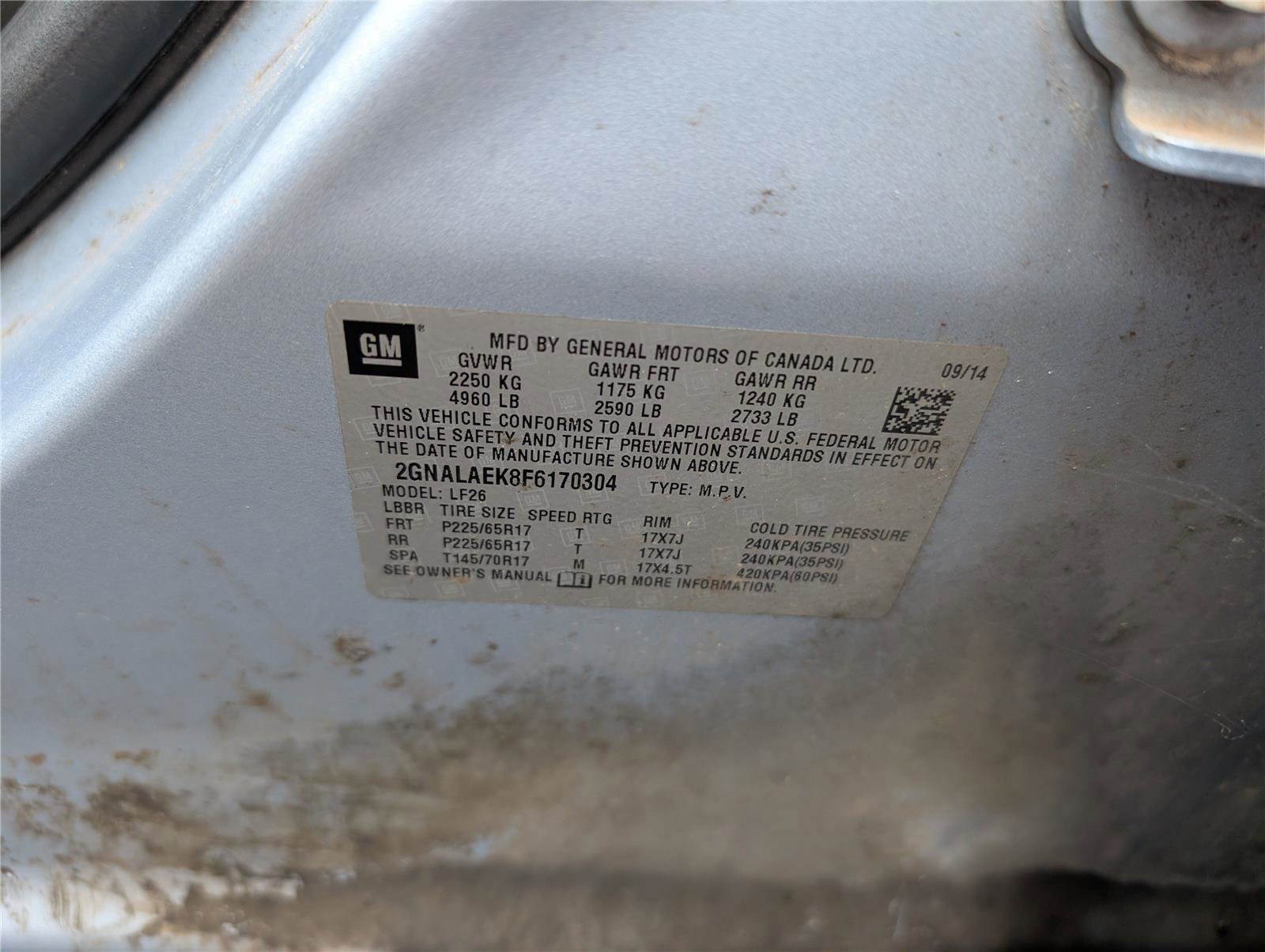 Used 2015 Chevrolet Equinox LS FWD image 9