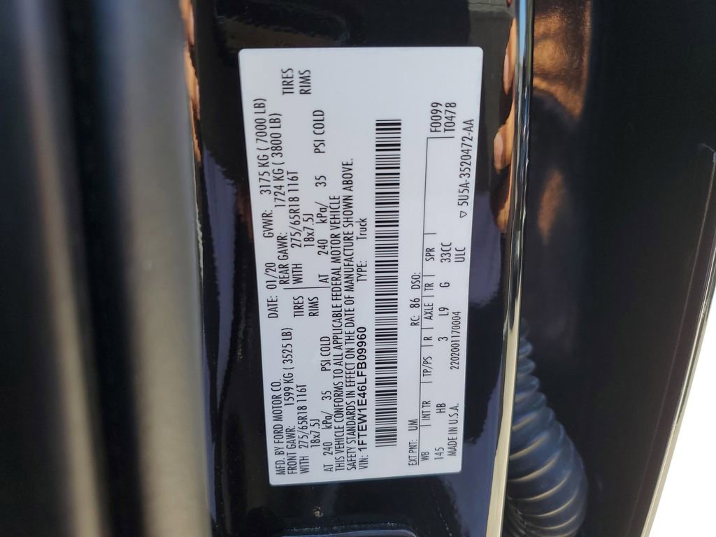 Used 2020 Ford F150 Lariat w/ Equipment Group 502A Luxury image 32