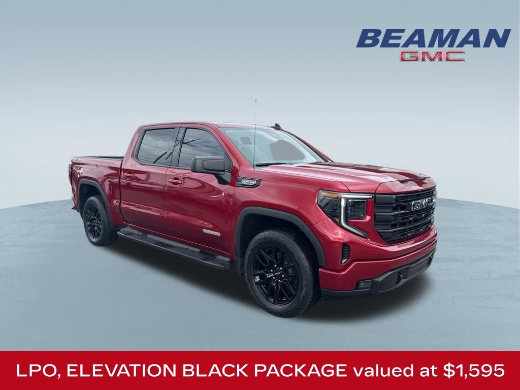 Used 2024 GMC Sierra 1500 Elevation w/ LPO, Elevation Black Package AWD/4WD image 1