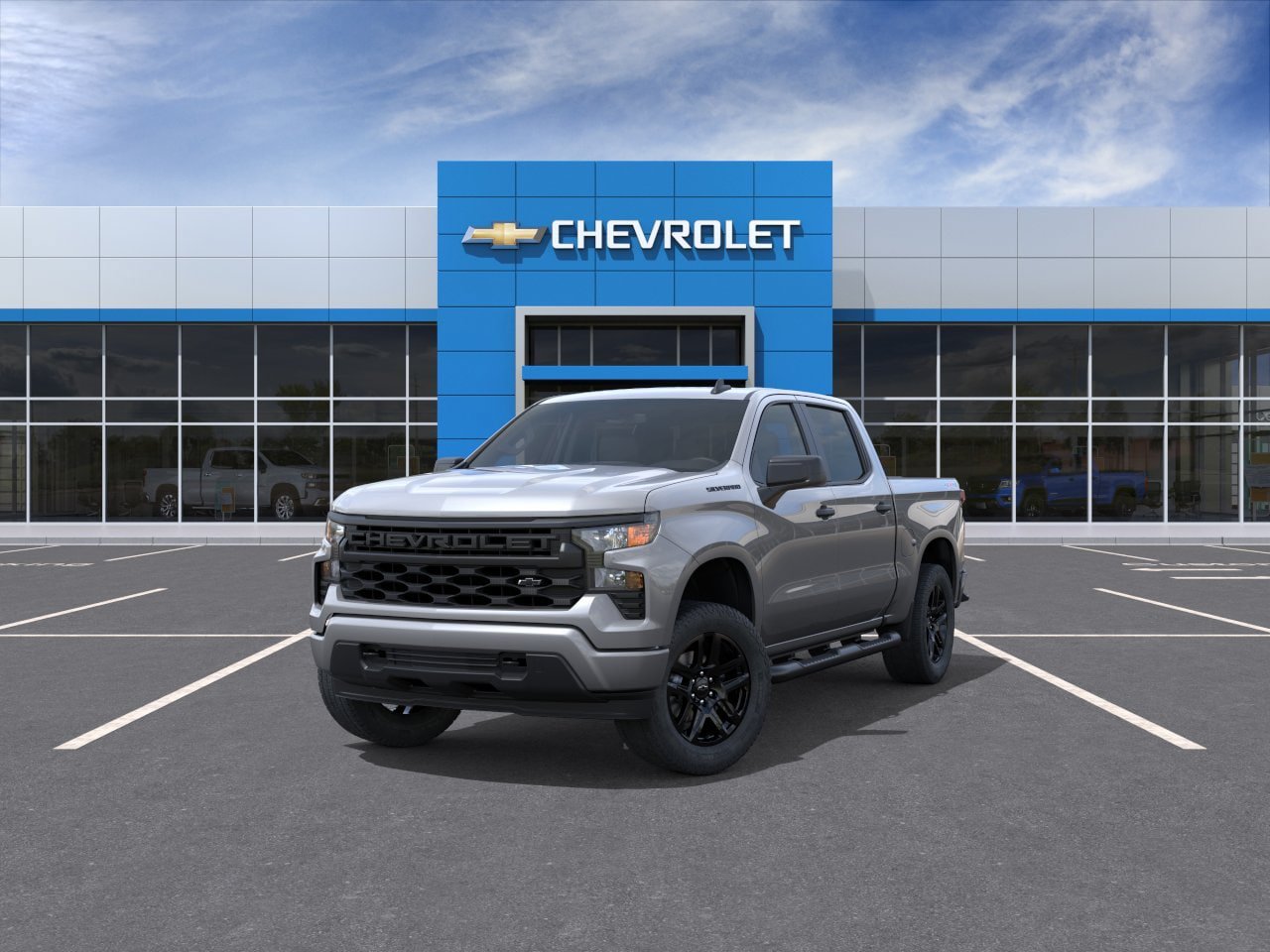 New 2026 Chevrolet Silverado 1500 Custom w/ Turbomax Blackout Package AWD/4WD image 35