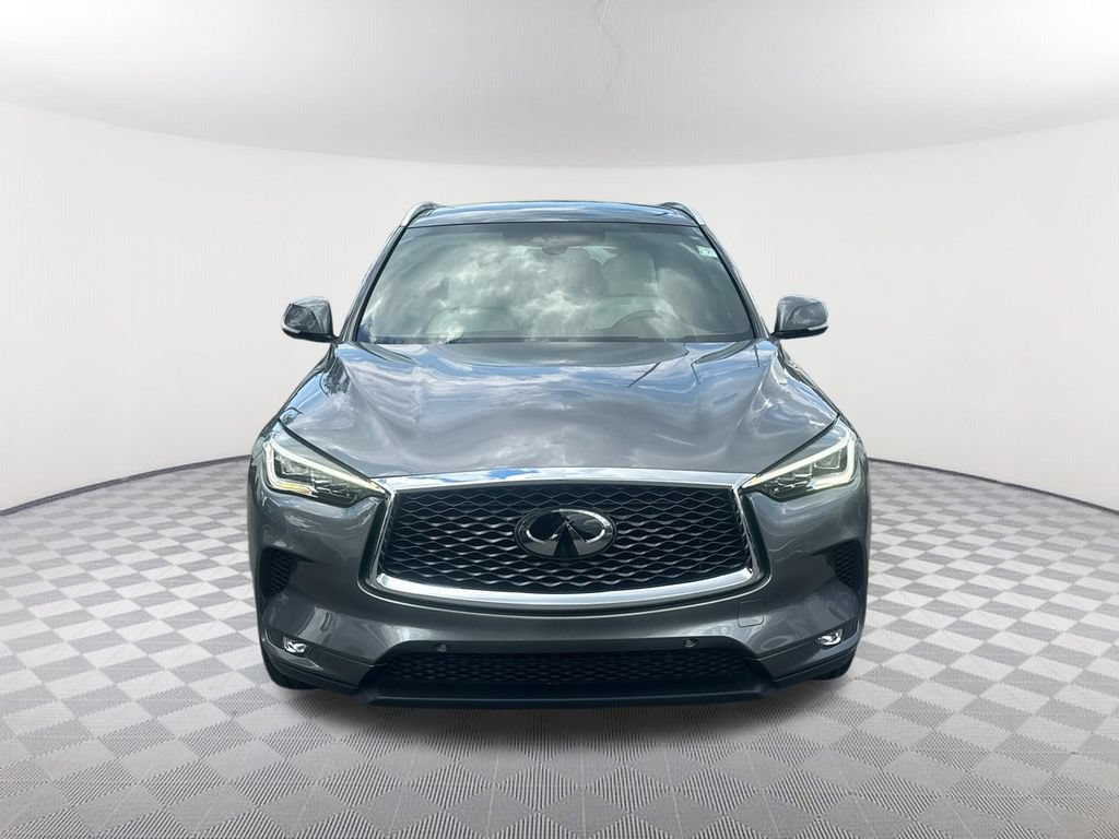 Used 2020 INFINITI QX50 Autograph w/ Premium White Leather Package FWD video 2