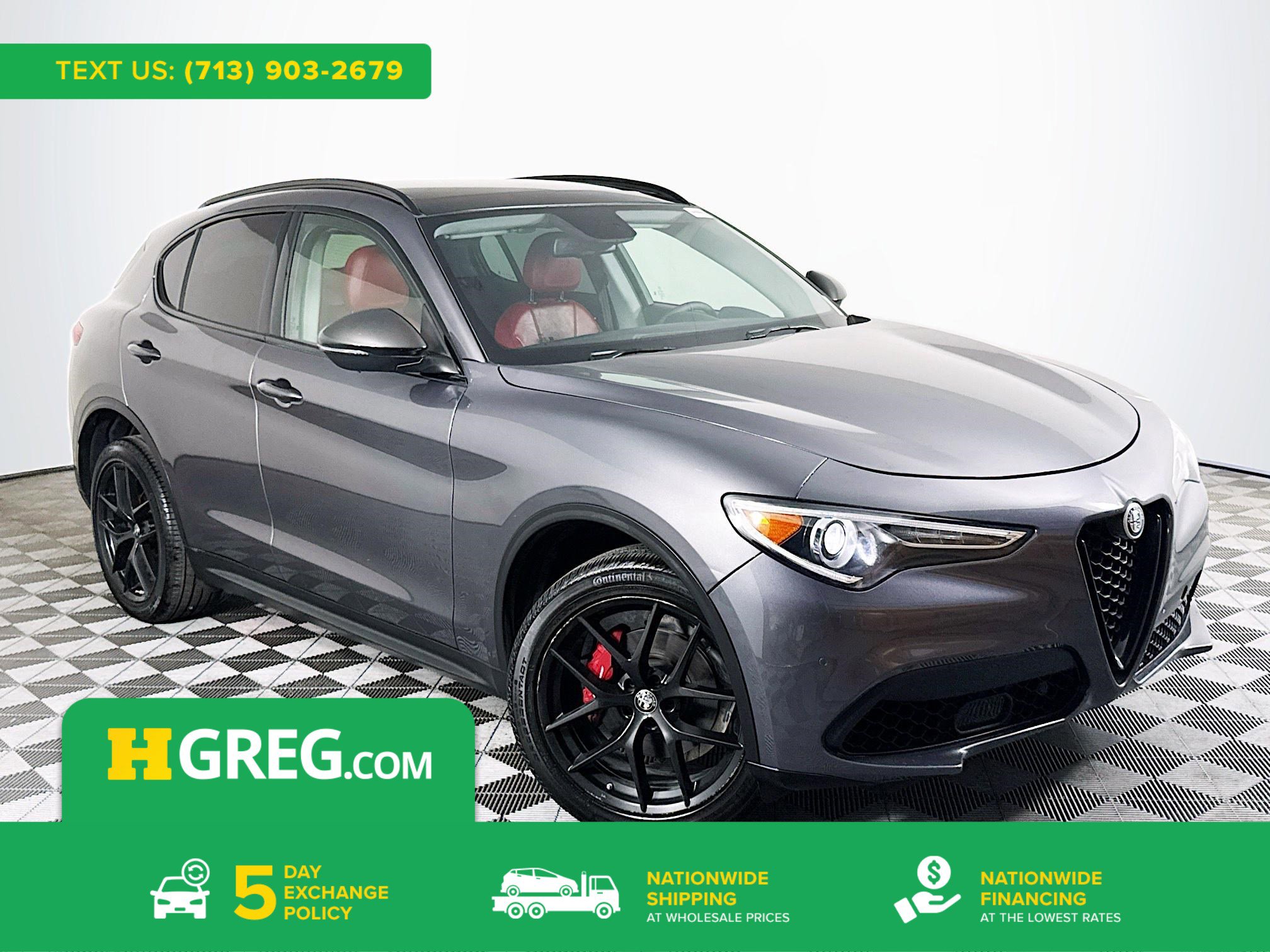 Used 2019 Alfa Romeo Stelvio w/ Nero Edizione RWD image 1