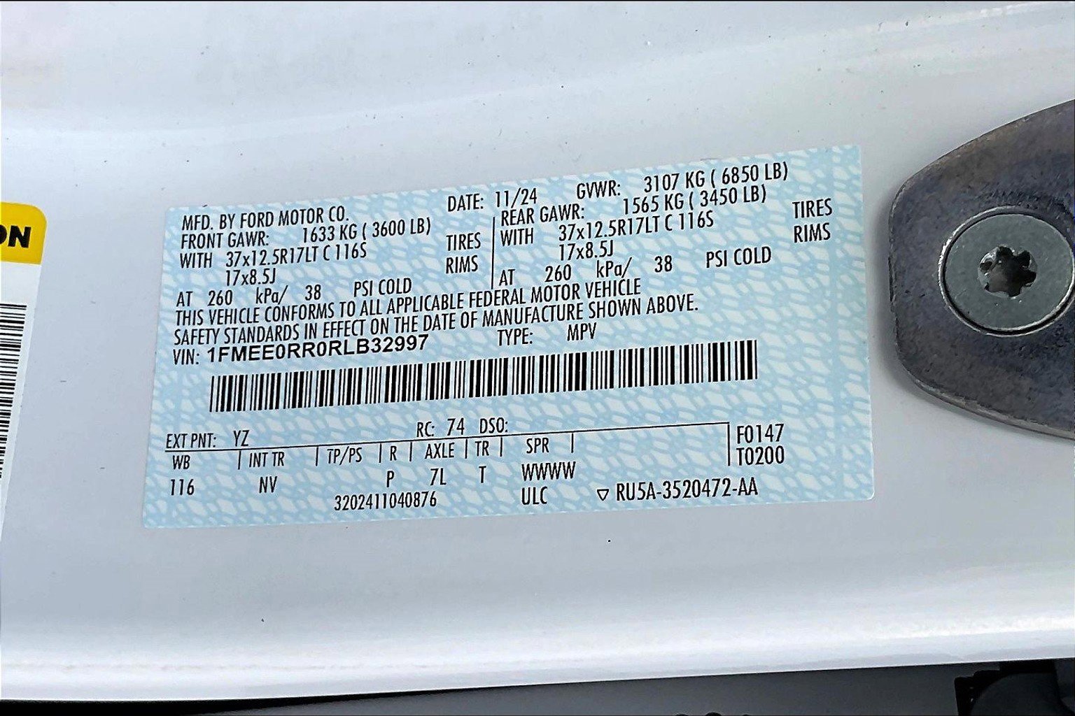 Used 2024 Ford Bronco Raptor w/ Interior Carbon Fiber Pack 6 image 30