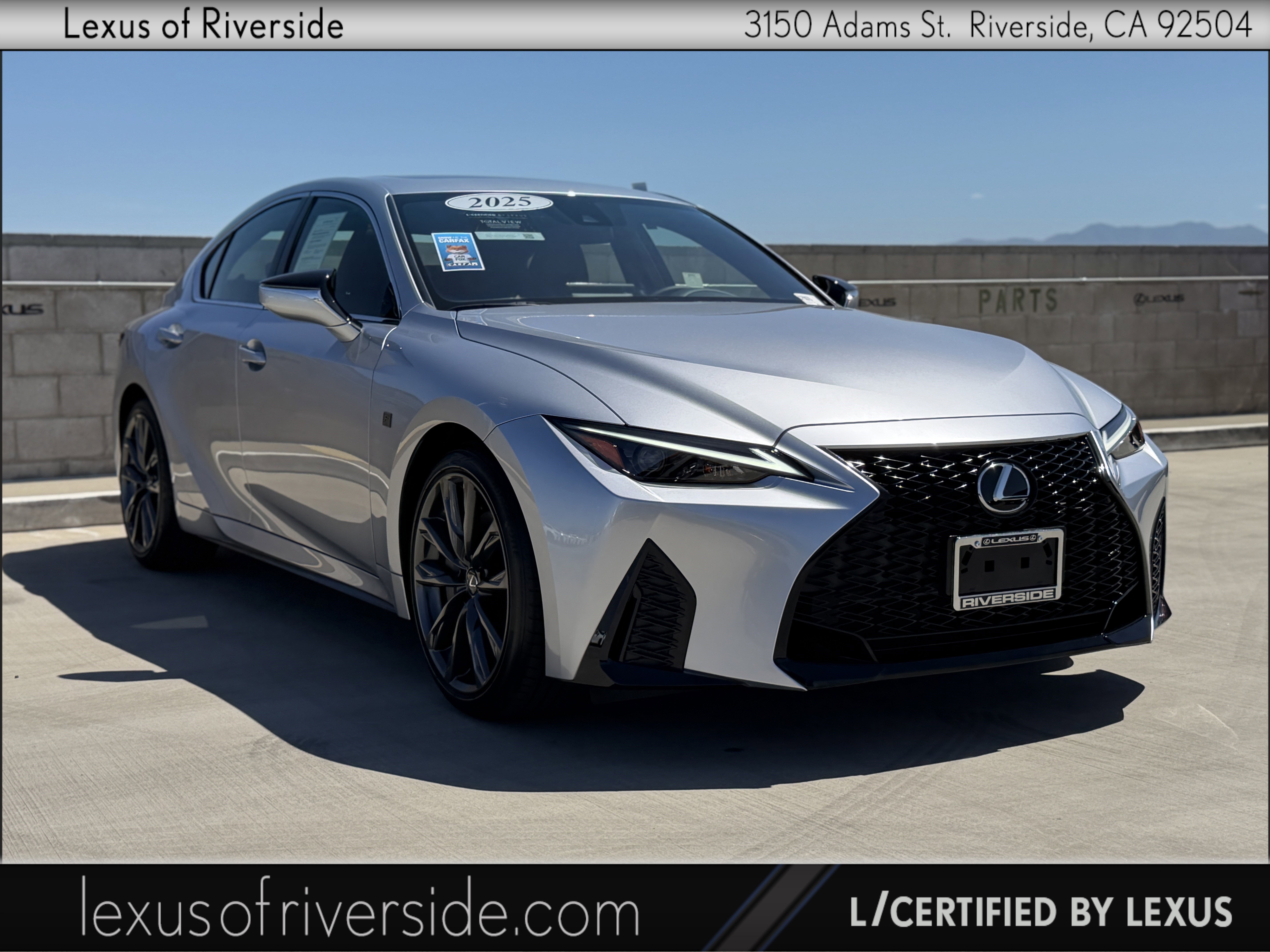 Used 2025 Lexus IS 350 F Sport w/ Accessory Package RWD image 1