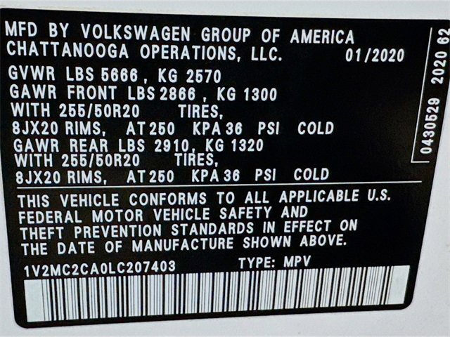 Used 2020 Volkswagen Atlas Cross Sport SEL image 14