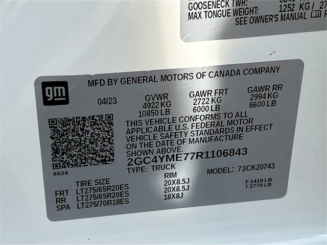 Used 2024 Chevrolet Silverado 2500 Custom w/ Snow Plow Prep/Camper Package image 28