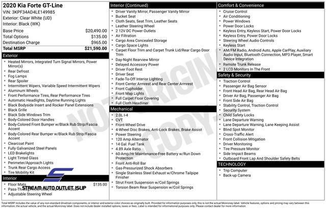 Used 2020 Kia Forte GT-Line image 40