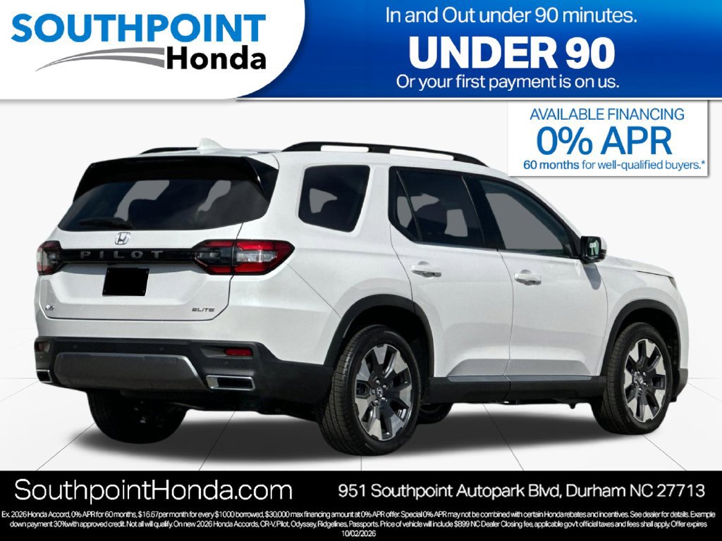 New 2026 Honda Pilot Elite image 3