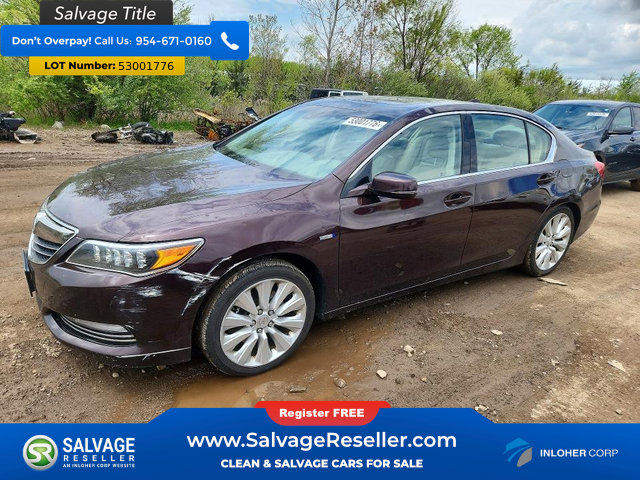 Used 2014 Acura RLX Hybrid w/ Technology Package AWD/4WD image 1