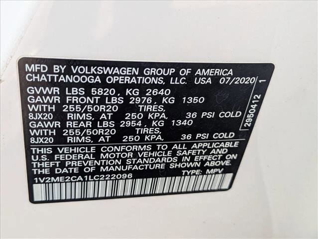 Used 2020 Volkswagen Atlas Cross Sport SEL image 15