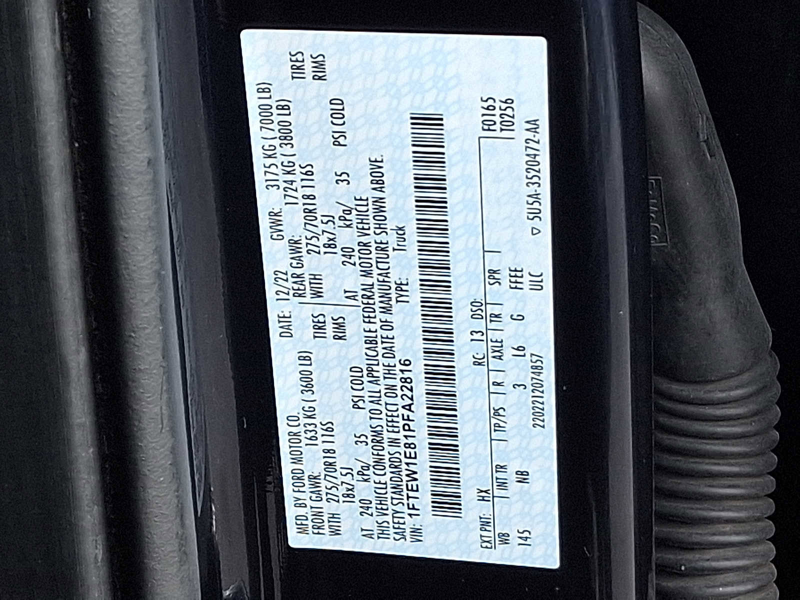 Used 2023 Ford F150 Tremor w/ Equipment Group 402A High image 23