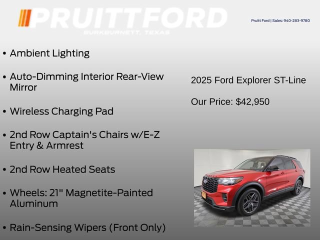 Used 2025 Ford Explorer ST-Line w/ Premium Package AWD/4WD image 31