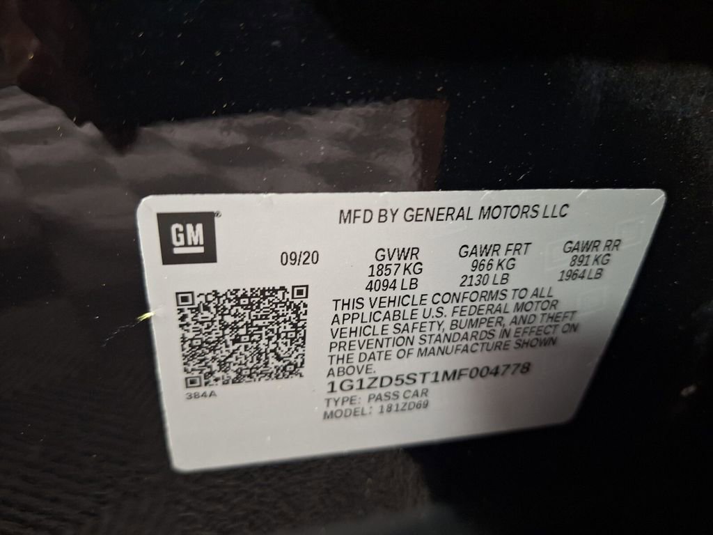 Used 2021 Chevrolet Malibu LT FWD image 32